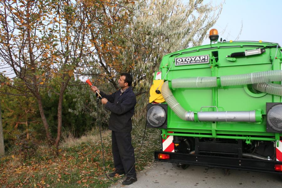 3 m³ sweeper trailer